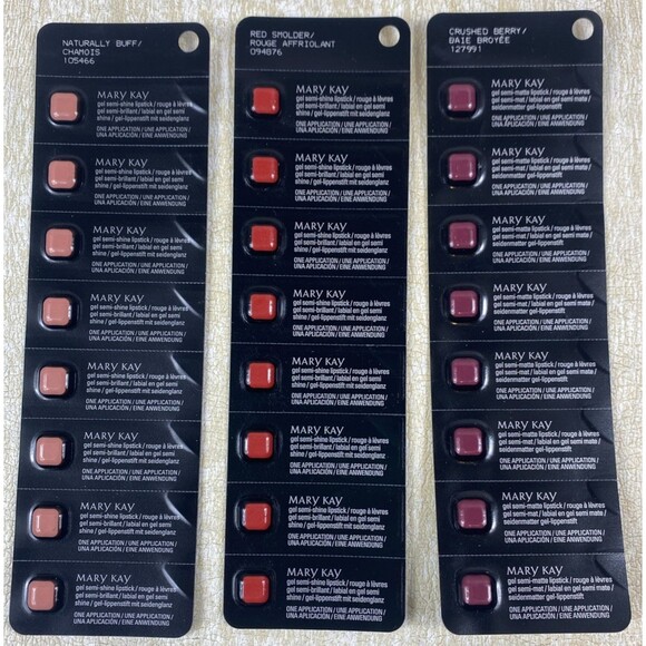 126 Mary Kay® Supreme Hydrating Lipstick Sample Packs 16 Different Shades New - Picture 7 of 7
